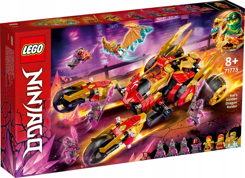 Lego Ninjago 71773 Zlatý Dračí Závodník Kaia