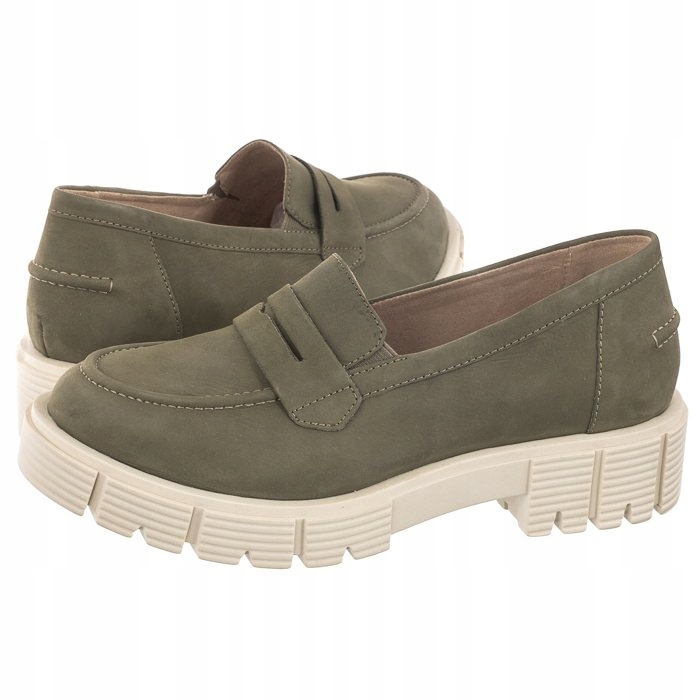 Dámské boty Mokasíny Caprice Zelené 9-24755-20