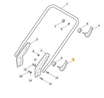 Pokrętło montażowe kosiarek spalinowych Kod producenta 381003254/0