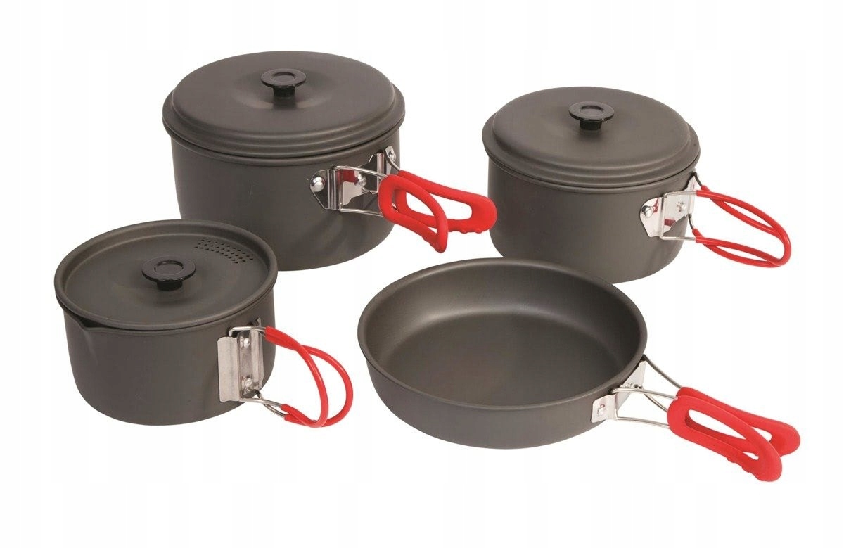 

Garnki Turystyczne Zestaw 4-CZĘŚCIOWY Aluminum Exp