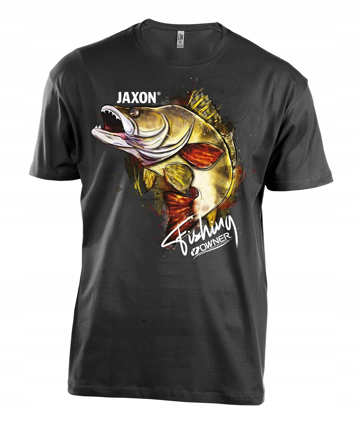 KOSZULKA JAXON NATURE CZARNA SANDACZ rozm. L