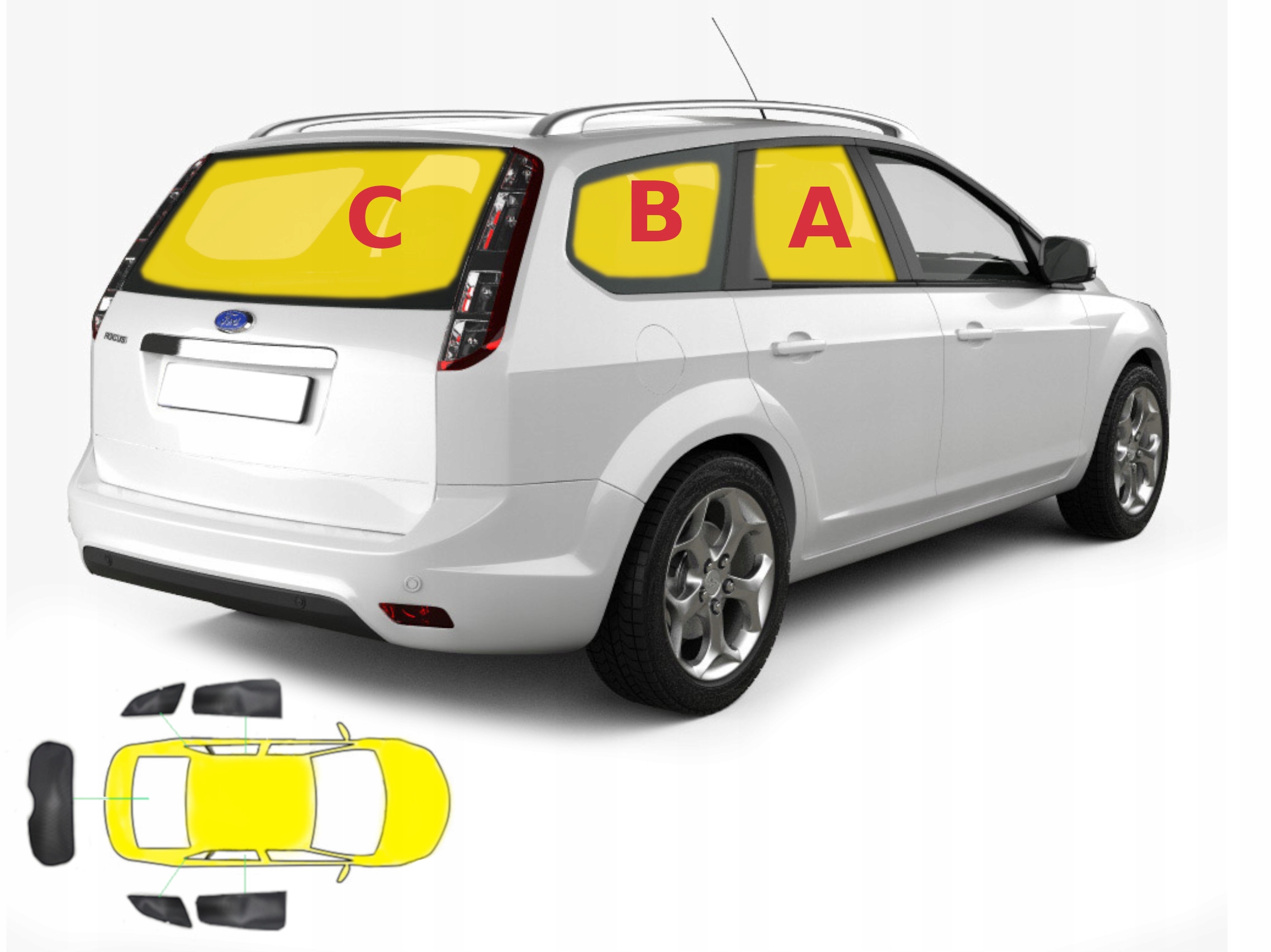 

Zasłonki przeciwsłoneczne do Ford Focus MK2 kombi