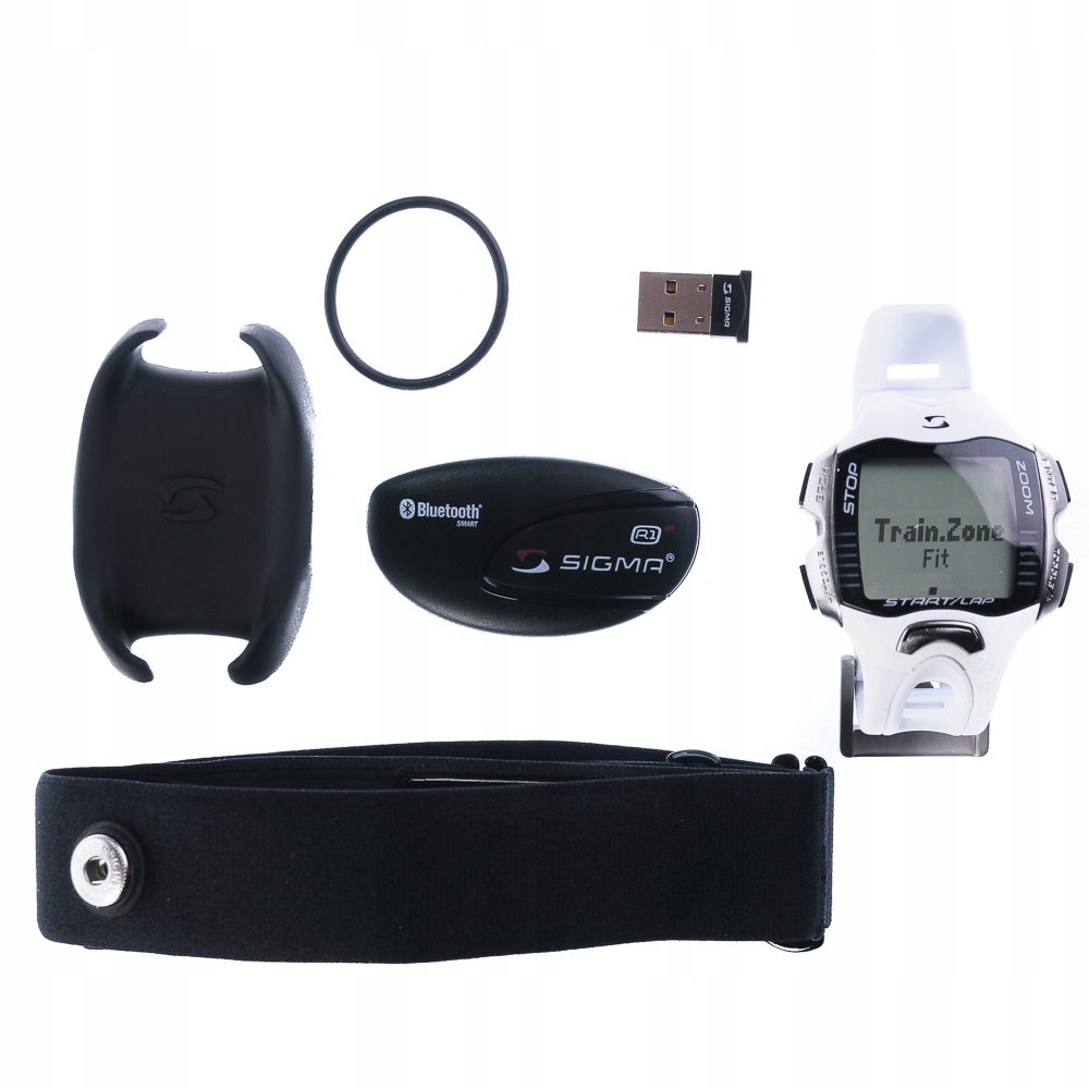 Sigma RC Move монитор сердечного ритма Белый доминантный цвет белый