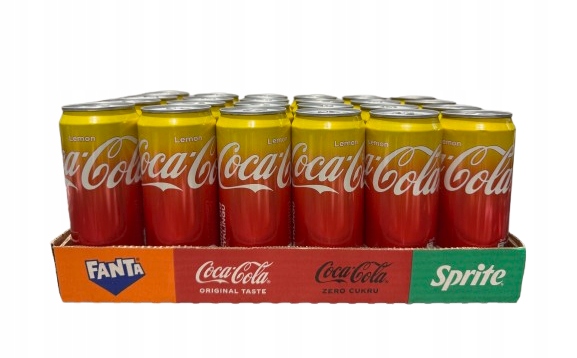 Levně Coca-Cola Lemon Sleek 330ml x24 ks