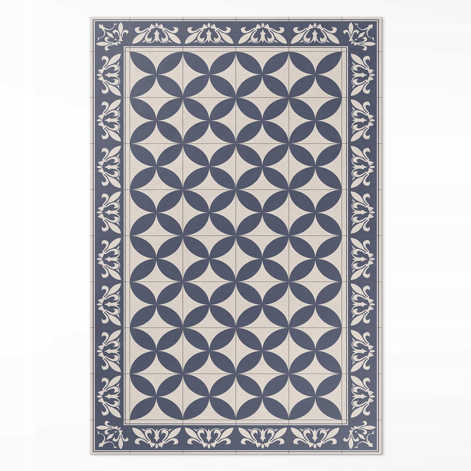 Vinylová podložka se vzorem do kuchyně Vzor Azulejos elegantní mozaika 80x120 cm