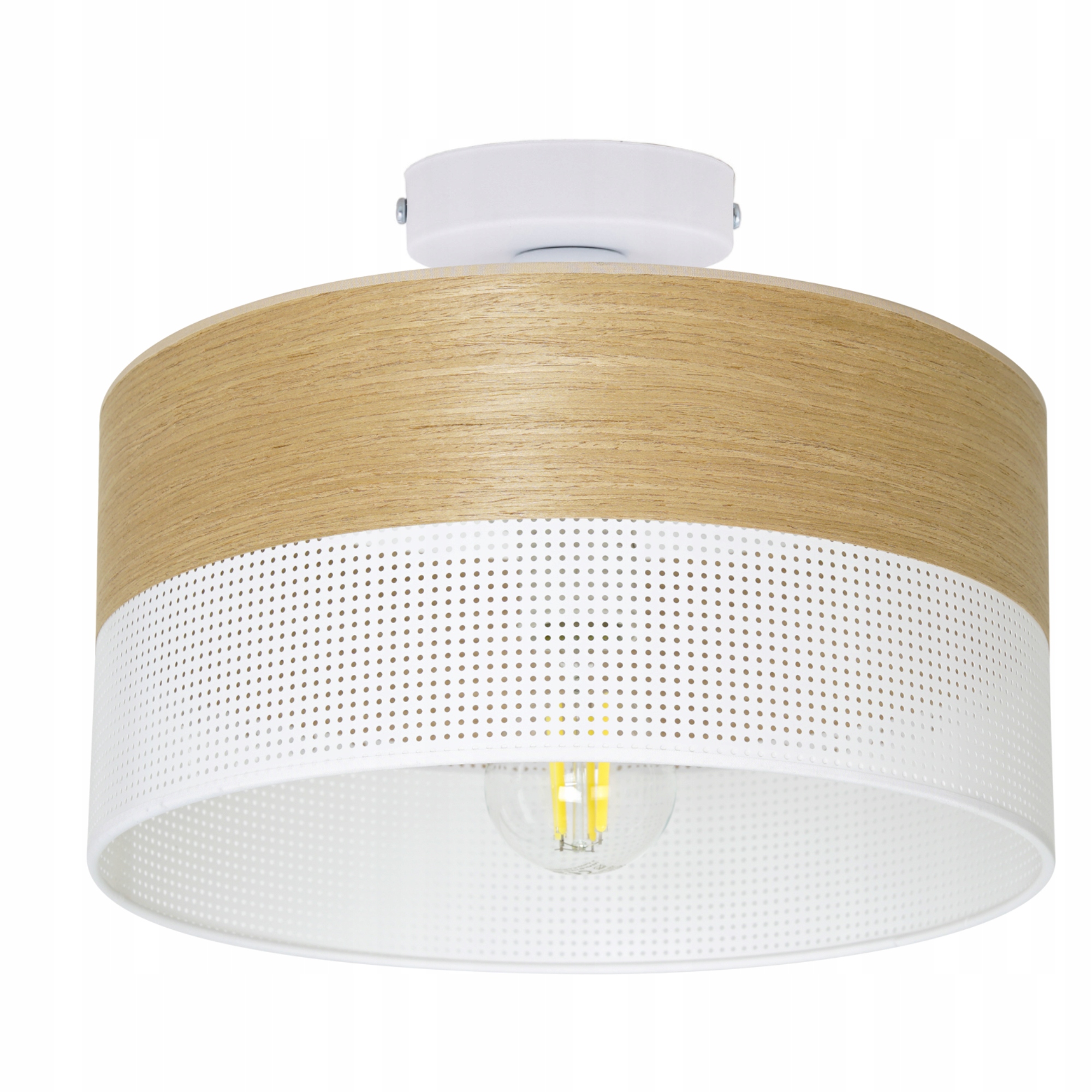 Stropní Svítidlo Ažurové Stínidlo S Dírkami Stropní Svítidlo Barvy 30 CM Polská Lampa