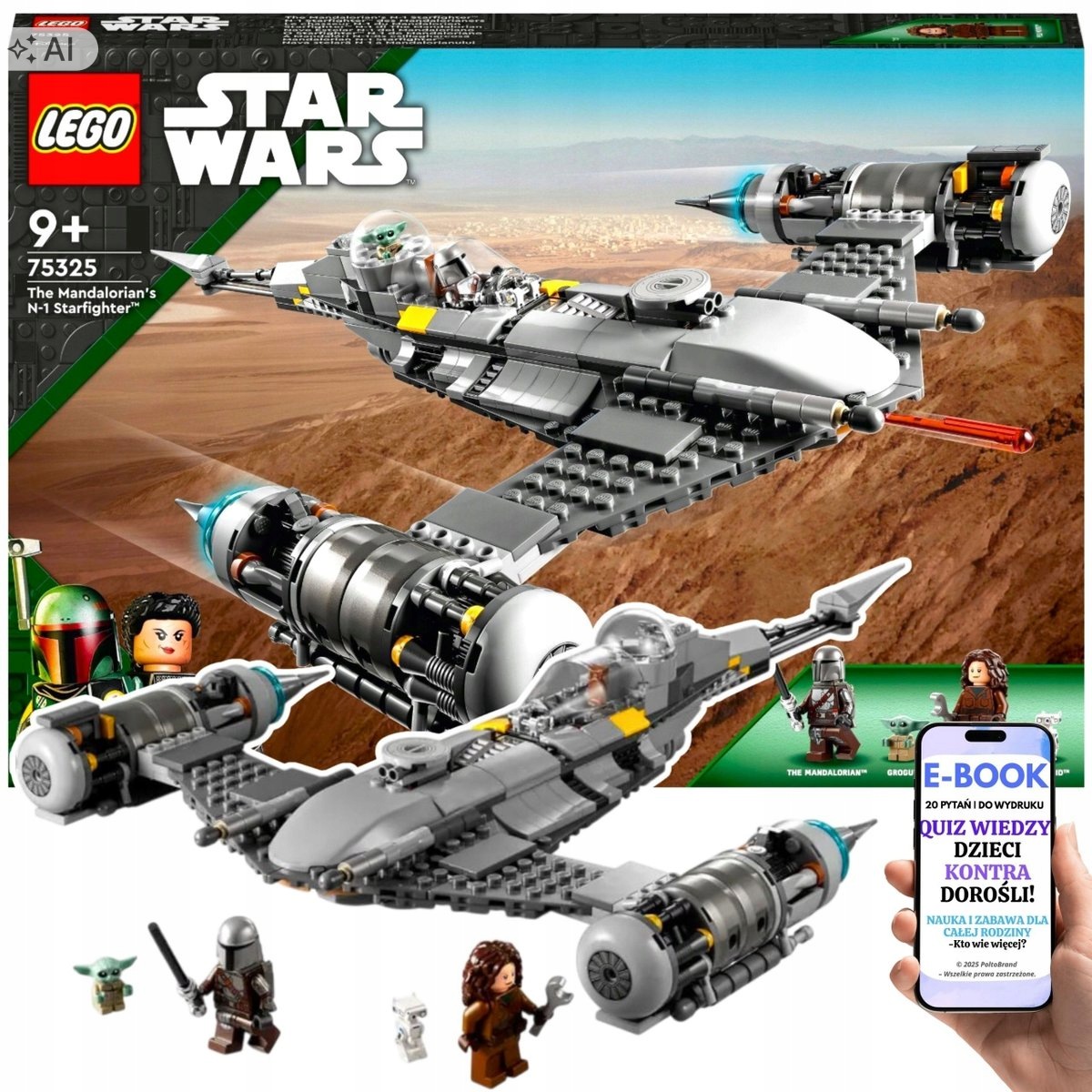Lego Klocki Myśliwiec Mandalorianina Dla Chłopca EBOOK-2