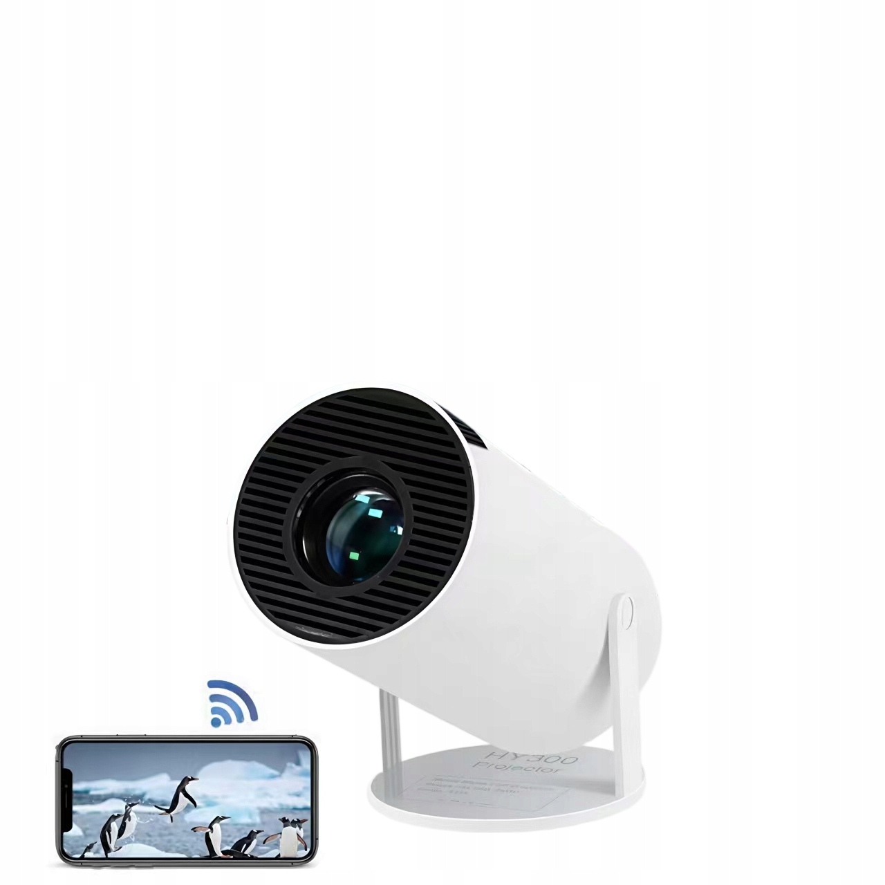 Led Projektor Android Přenosný Wifi Dálkový Ovladač Multimediální Funkce