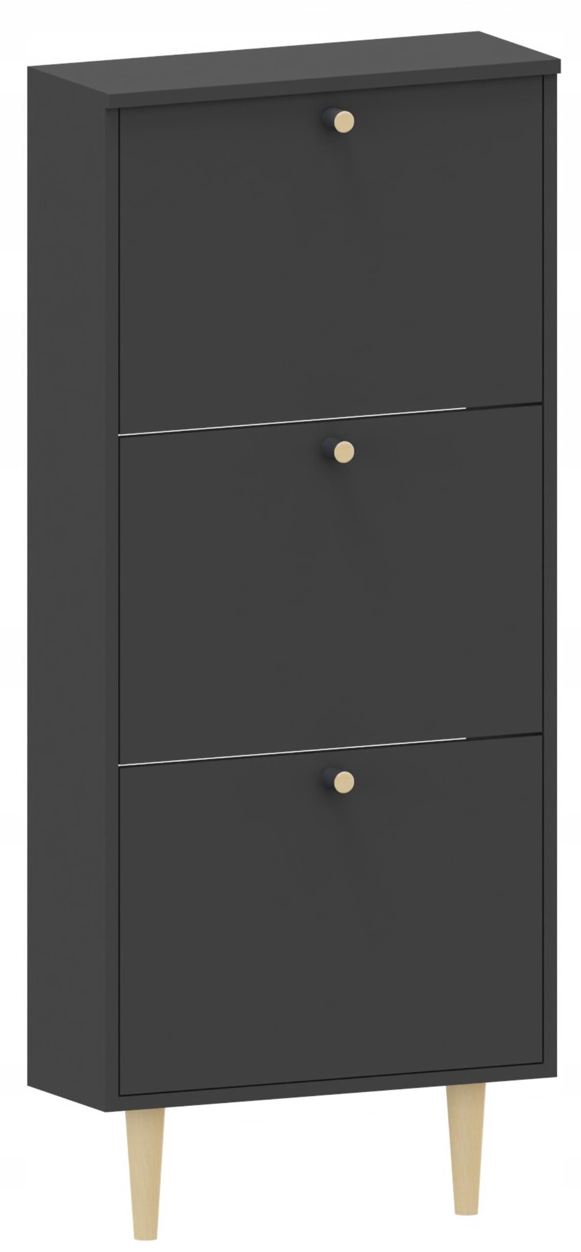 Skrinka na topánky Behamo 530 čierna Ufc