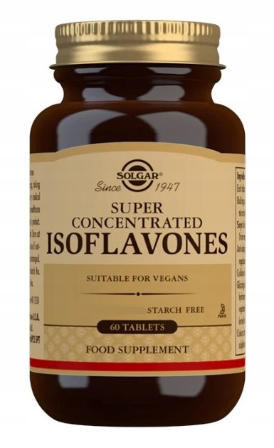 Solgar Isoflavones Izoflawony Sojowe 38 mg (60 tabl.)