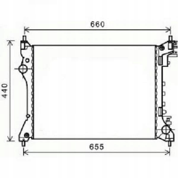 Chłodnica Alfa Mito 08 2008- 1,4I