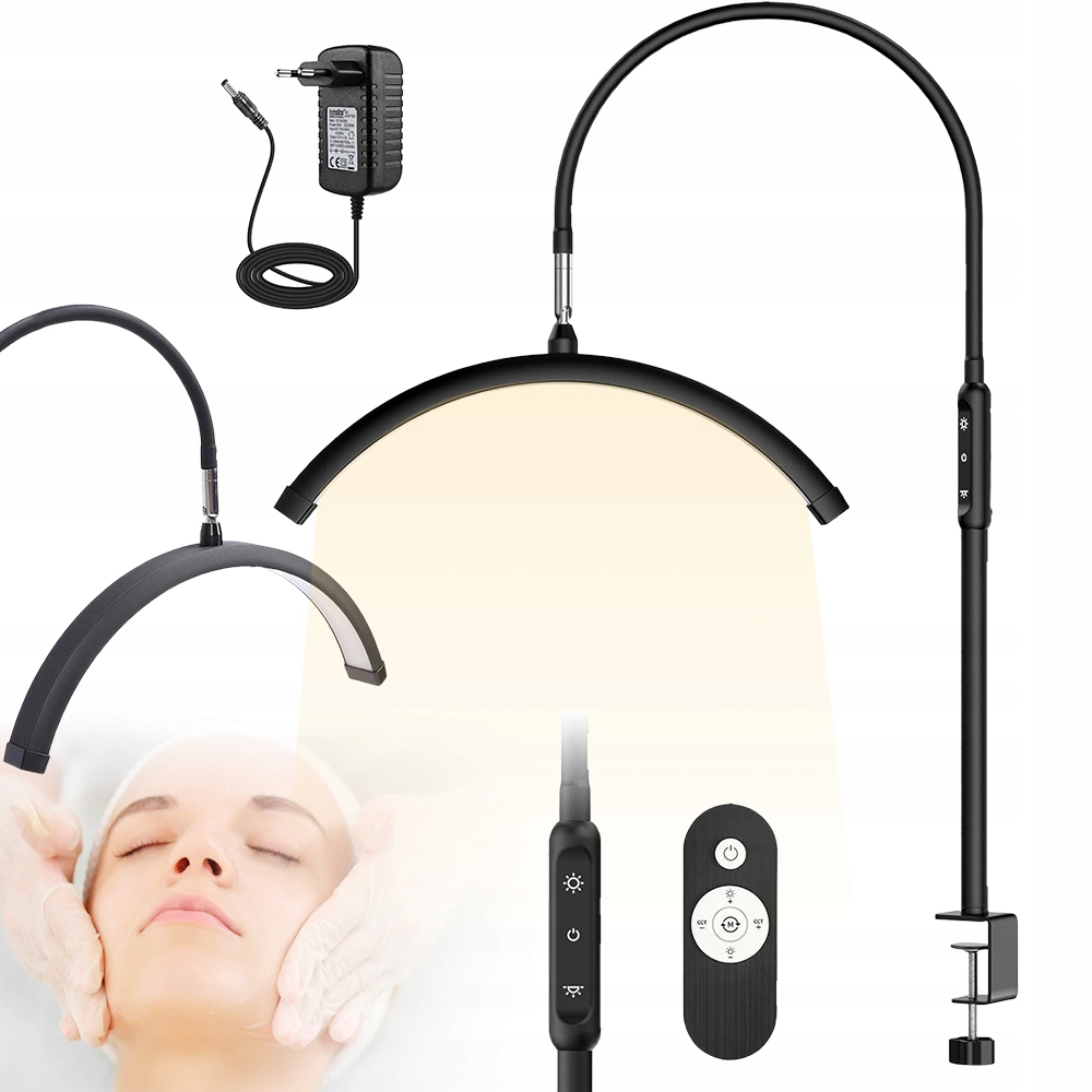 Kosmetická Lampa Bezstínová Podlahová Moon Led Pro Prodlužování Řas