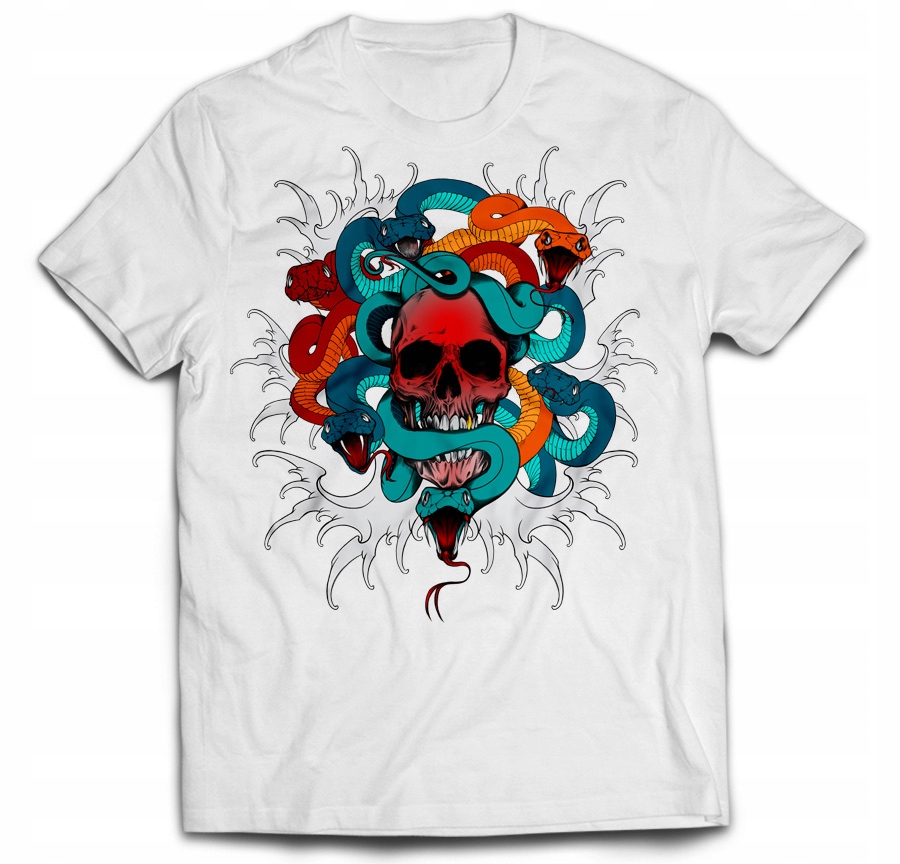 

Rebel Smok Czaszka Wąż Snake Manga Anima Japan 3XL