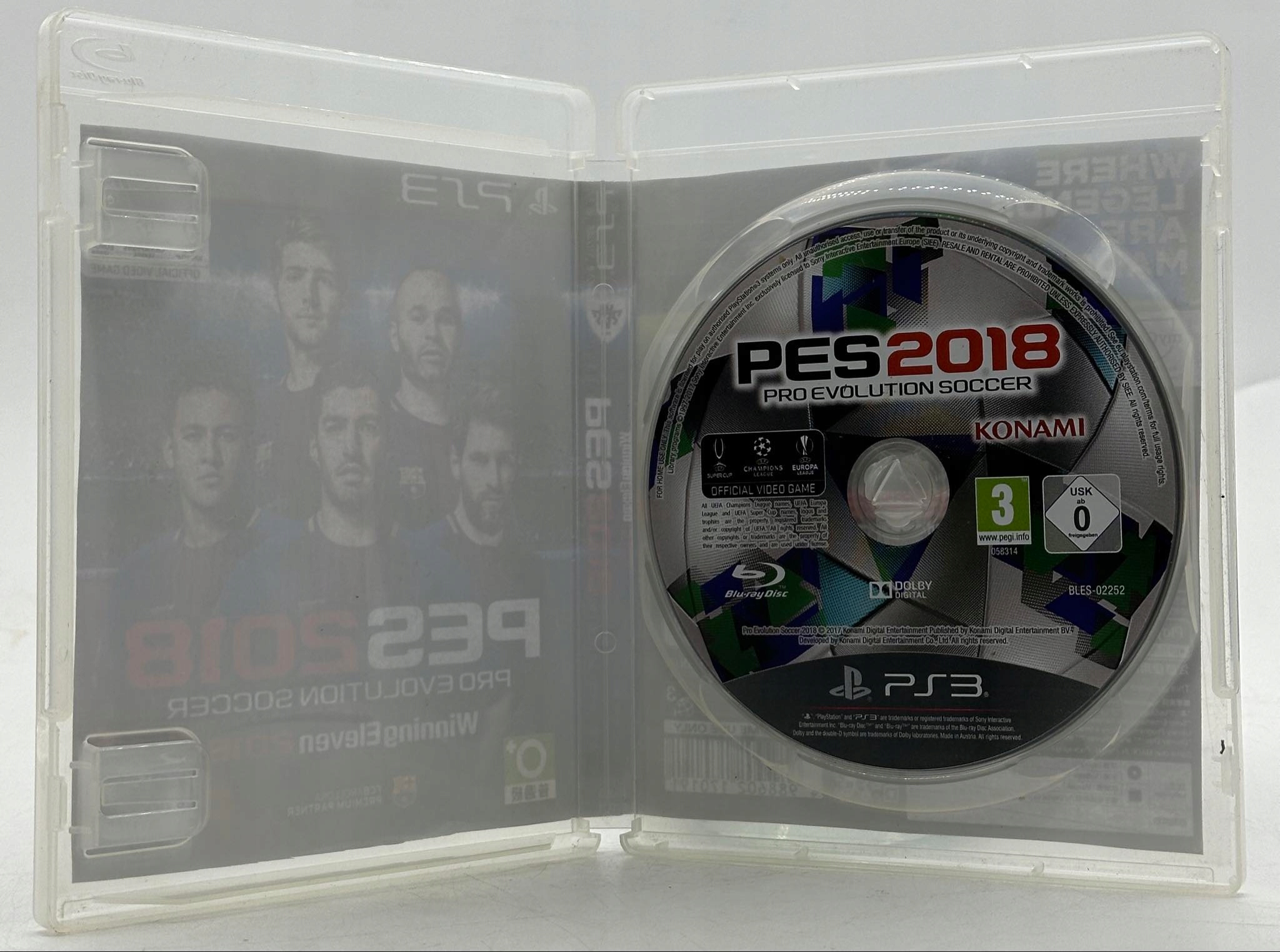 PRO EVOLUTION SOCCER 2018 PS3 @DAM Wersja gry pudełkowa