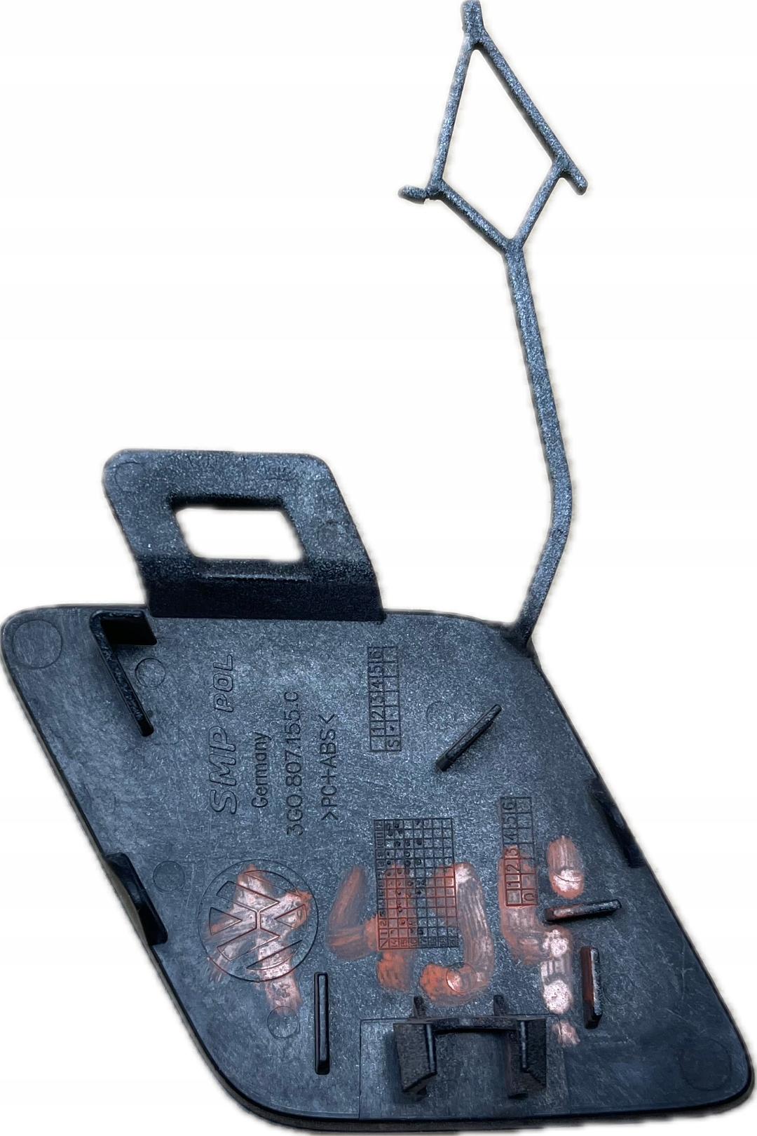 A493 VW PASSAT B8 2014 - R-LINE towing hook cap of a bumper front 3G0807155C