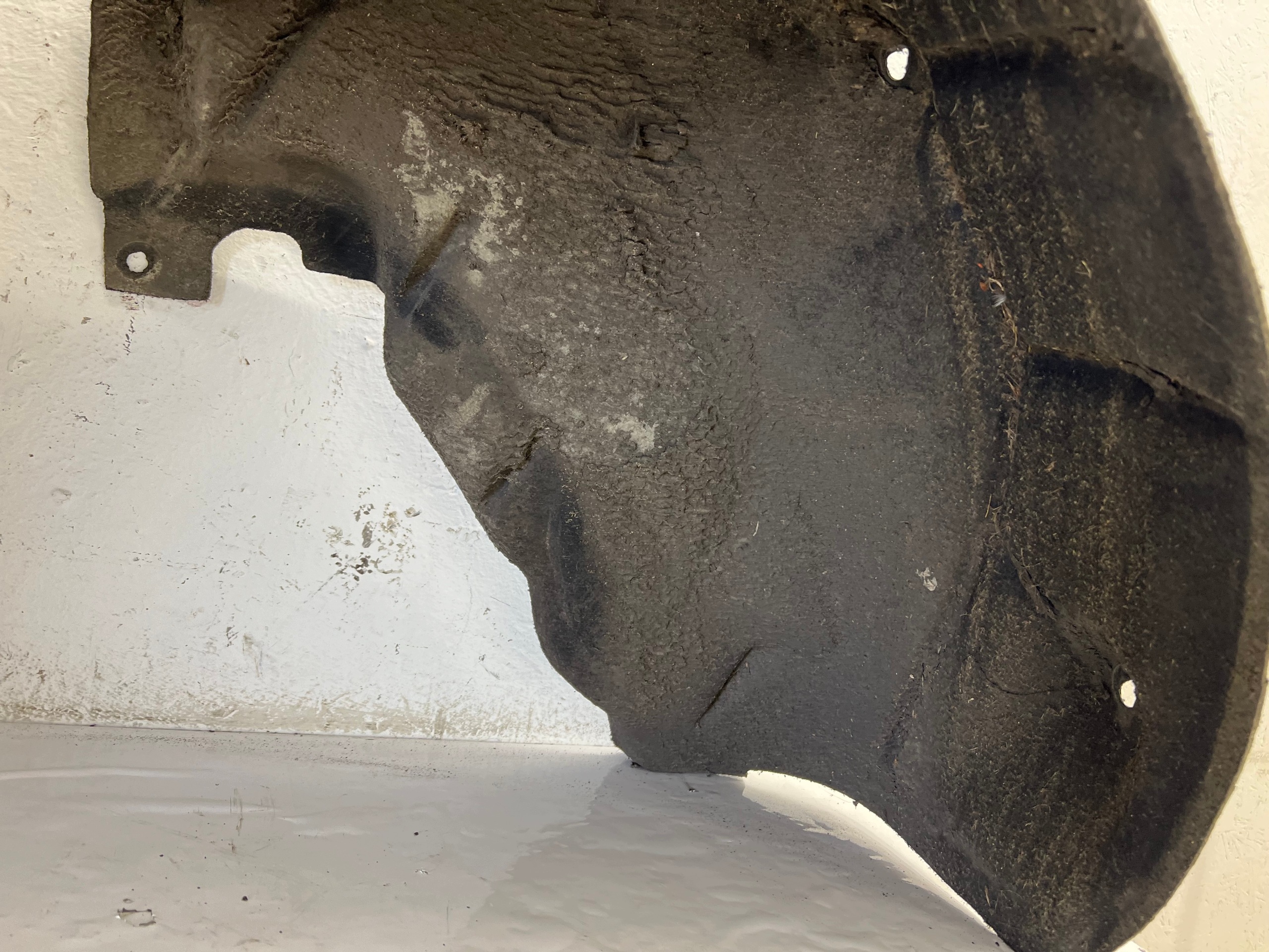 mudguard right rear part rear. original AUDI A4 B9 8W KOMBI