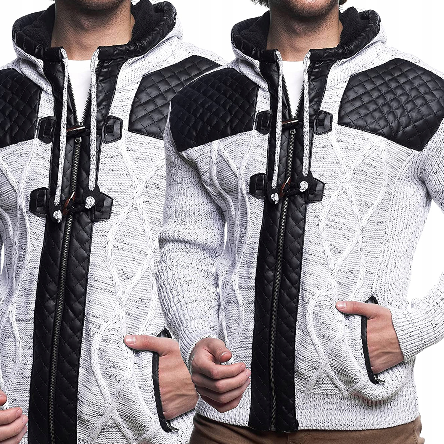 

Sweter Bluza Kurtka Ocieplany Kaptur Skóra