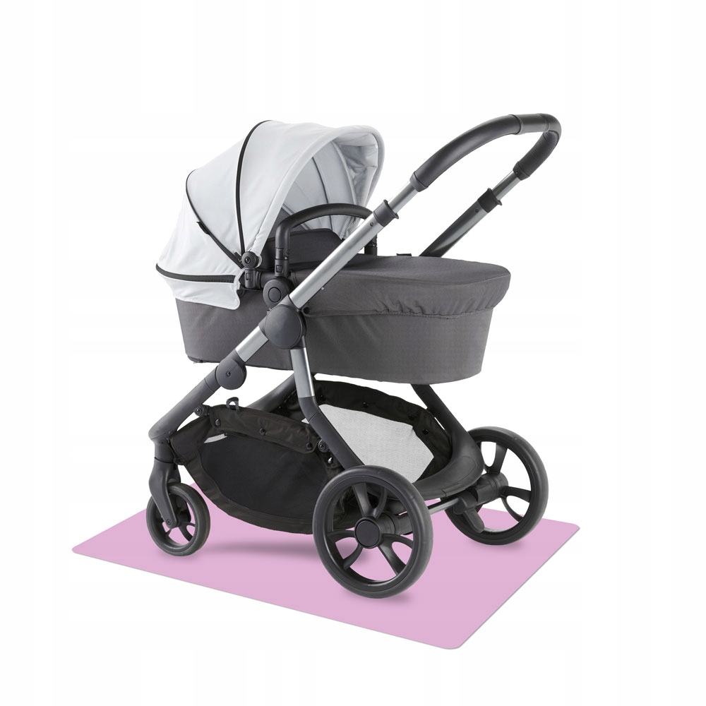 Mata pod wózek głęboki 70x100cm ochrona podłogi Kod producenta W70100_RÓŻO