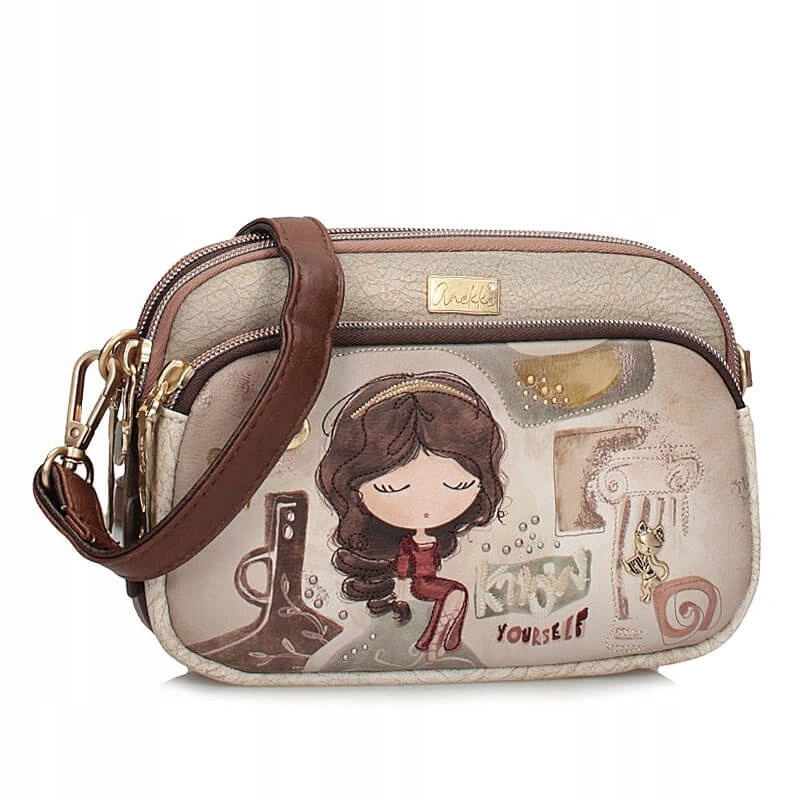 Torebka damska Anekke 42703-445 Bolso Handbag Muse listonoszka na zamek