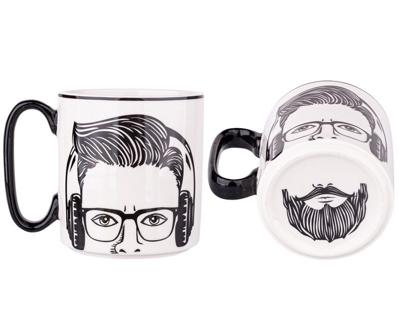 

Męski Kubkek Dla Brodacza 350ML Hipster