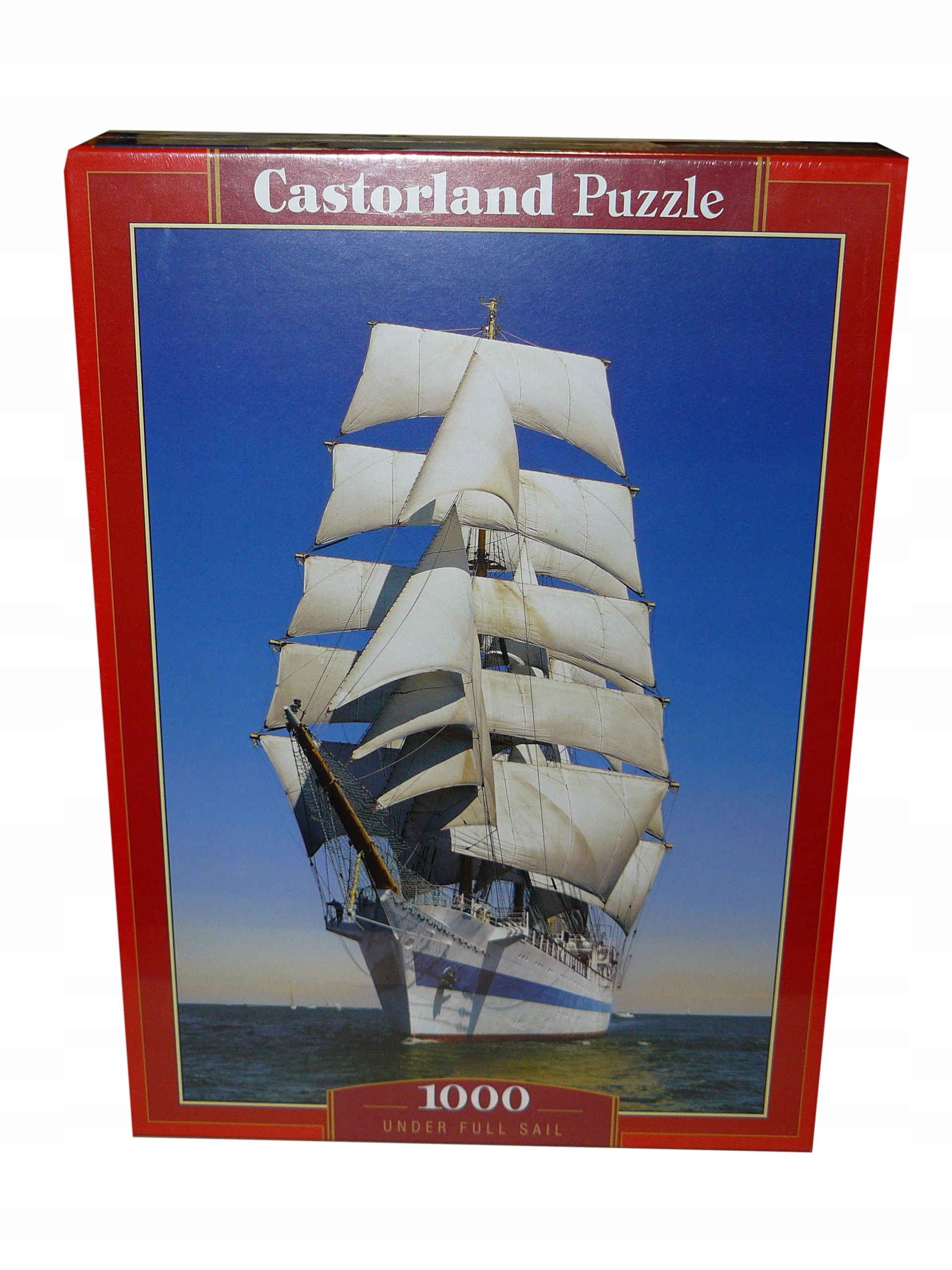 Puzzle Castorland 1000el Under Full Sail Żaglowiec Stan nowy 29,90