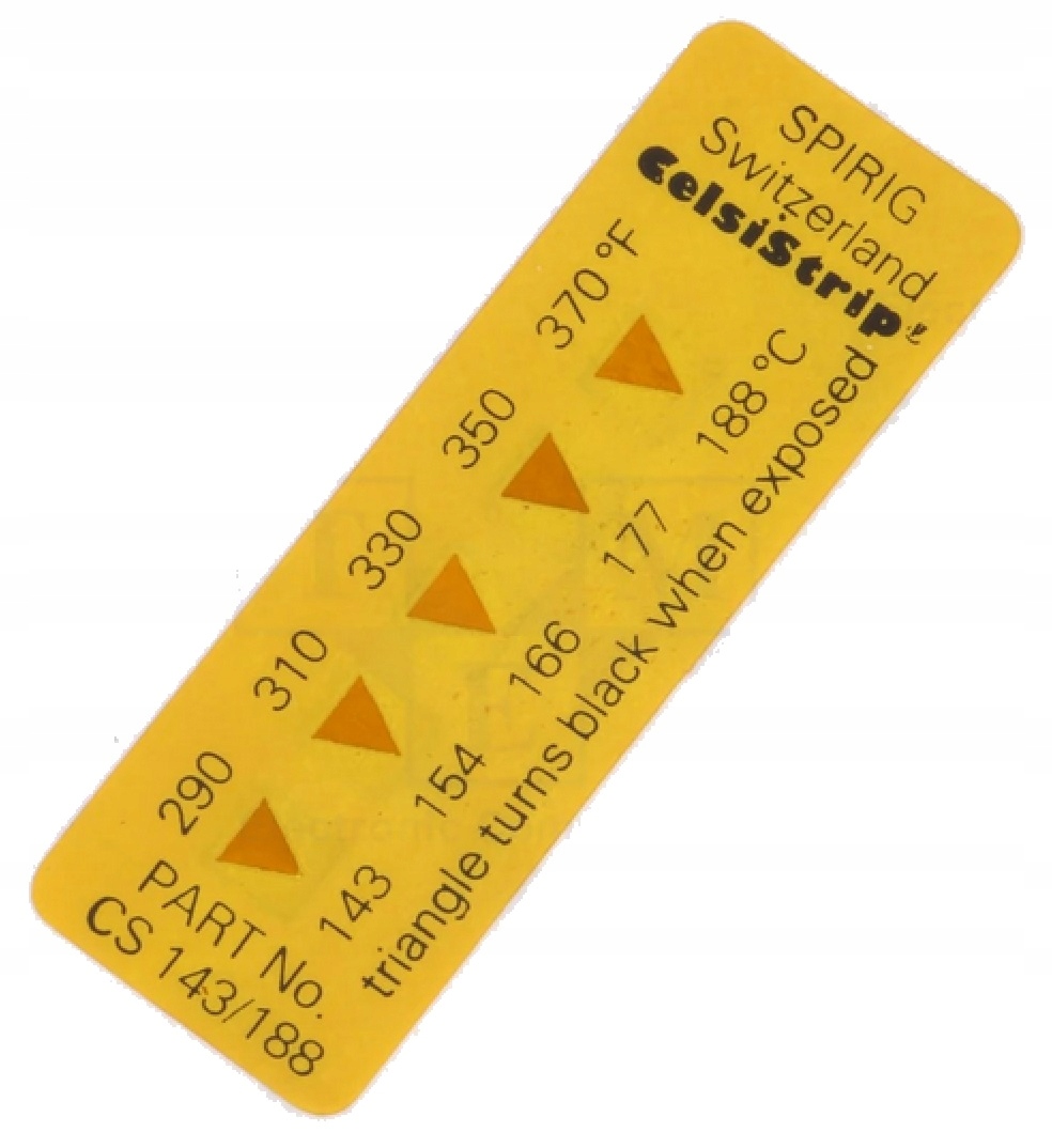 CZUJNIK ZNACZNIK NALEPKA TERMICZNA TOPIK PLOMBA 88