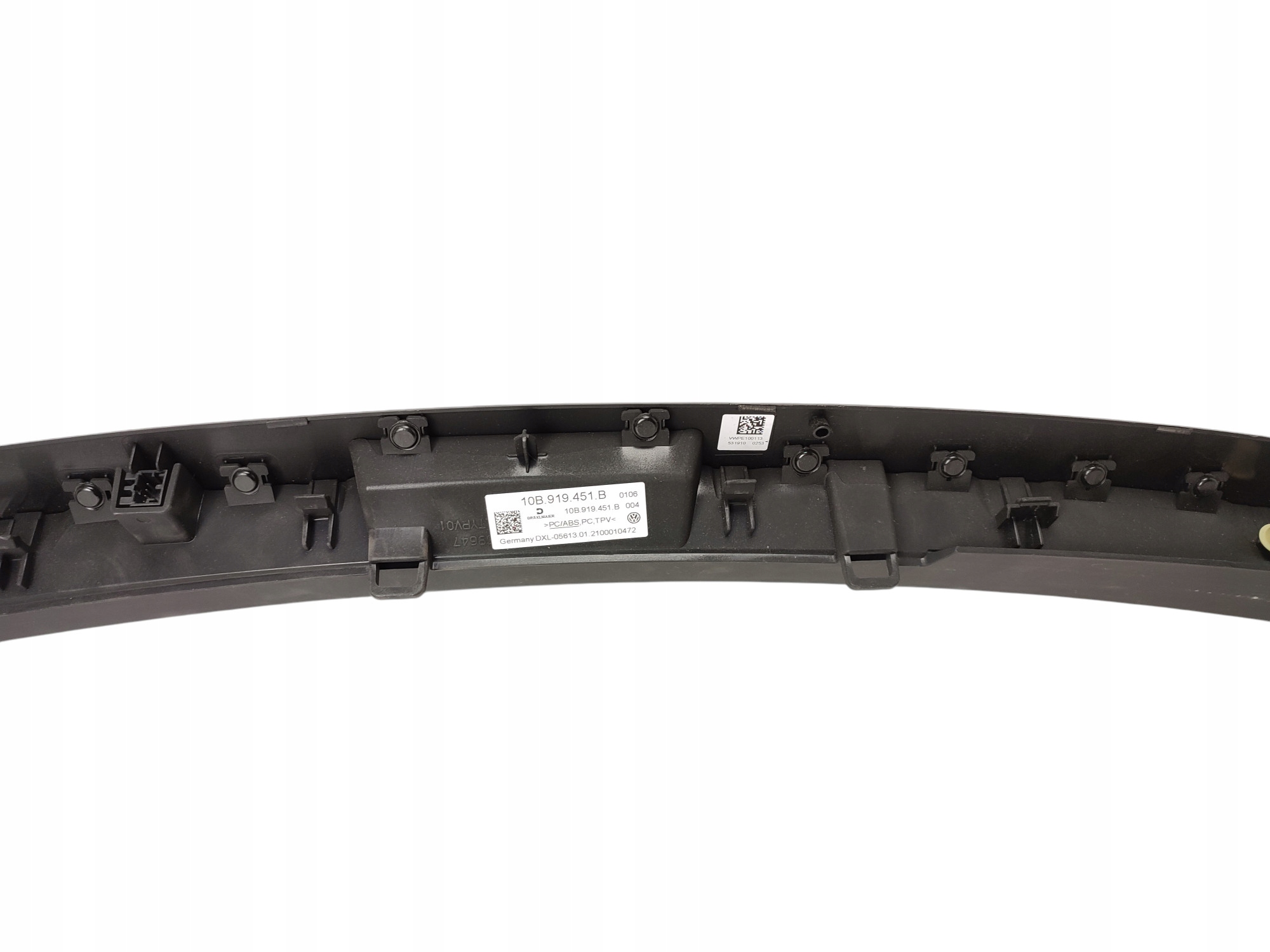 молдинг защита заглушка консоли vw id.3 ID3 2019–