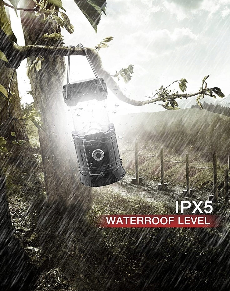 Latarka Lampa Kempingowa Solarna Rozsuwana 2szt Model GSGL53-1