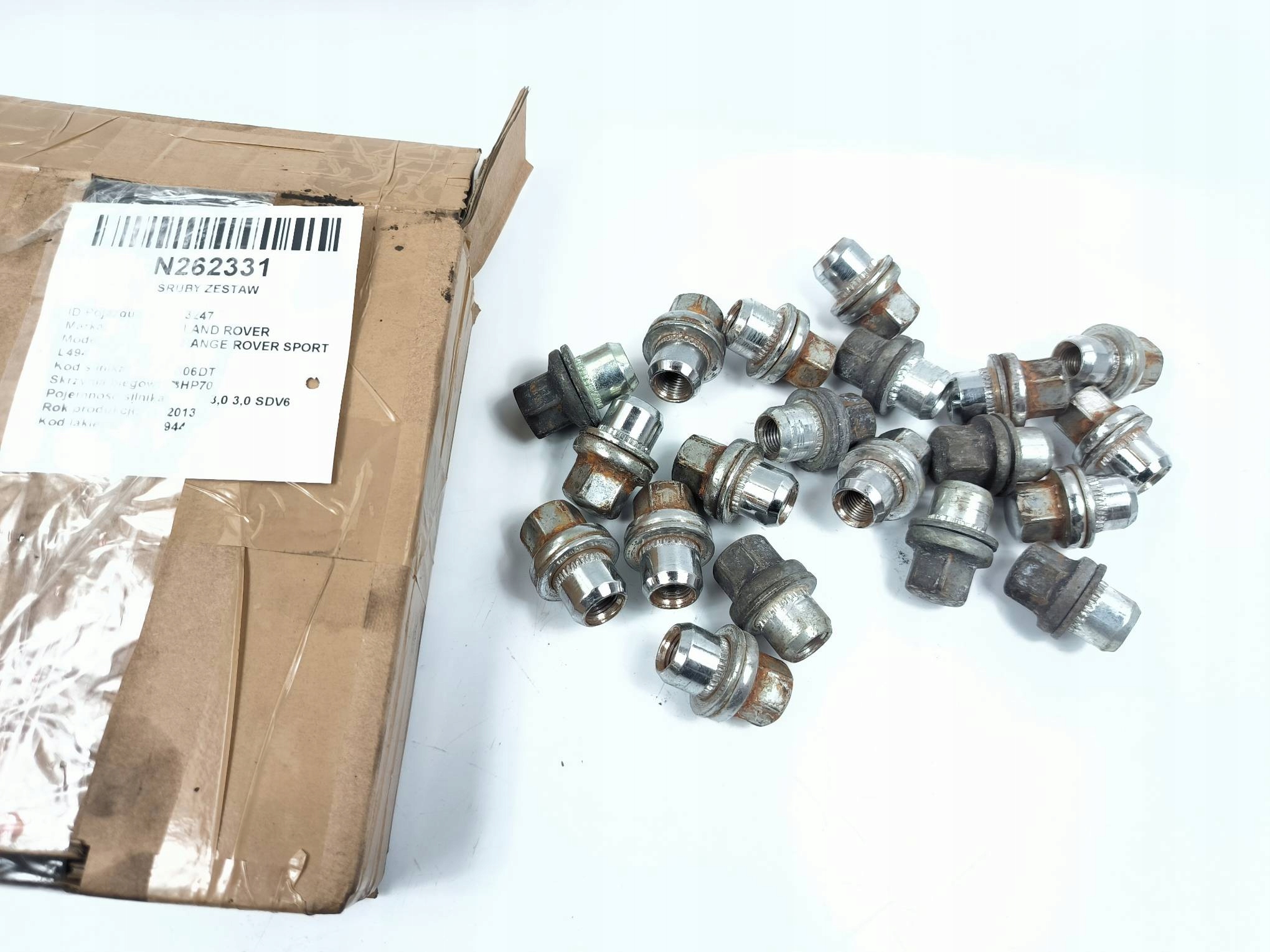 SZPILKA SZPILKI NAKRĘTKI KOŁA LAND ROVER RANGE ROVER SPORT L494