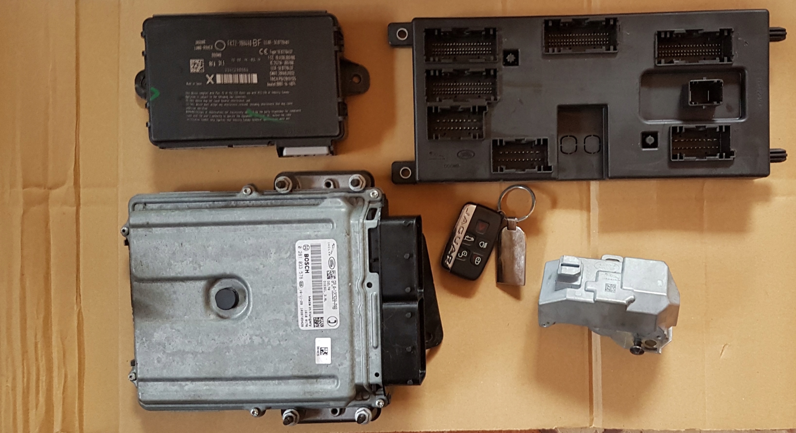 JAGUAR F-PACE FPACE KOMPUTER STACYJKA ZESTAW