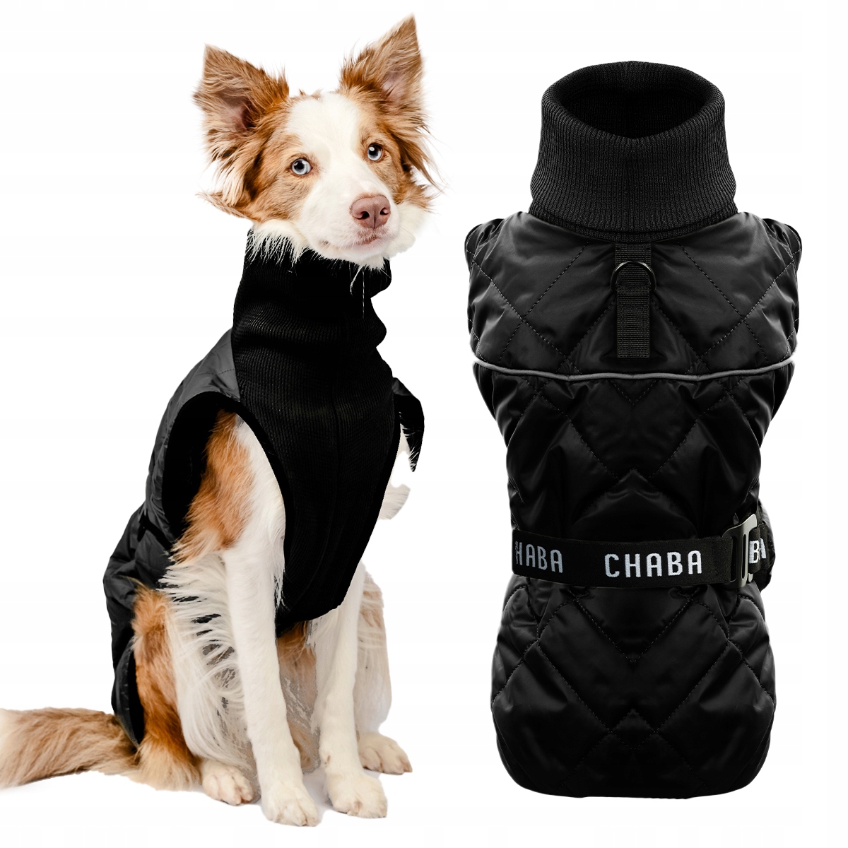 Levně Zimní bunda pro psa Vogue Teplá bunda, obleček pro psa, velikost 4XL, černá