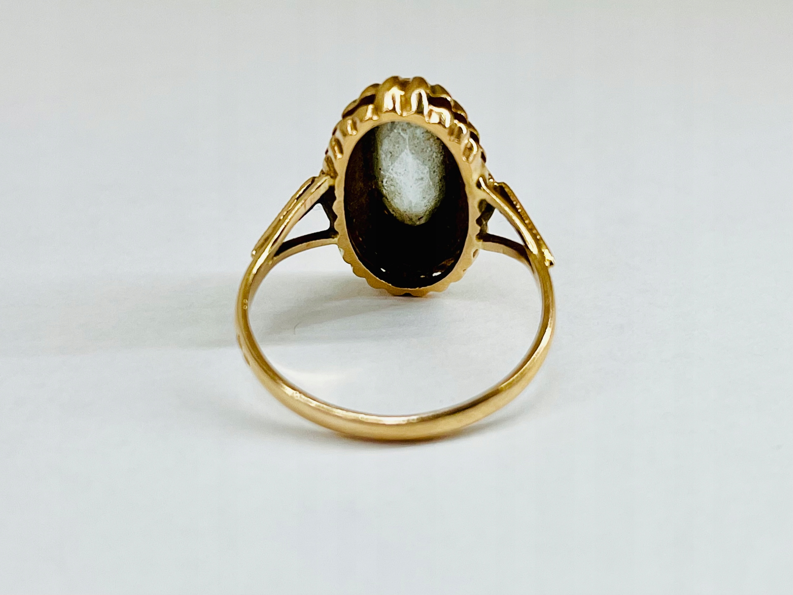 Pierścionek Złoty 585 z Kamieniem W 2,11 R 19 EAN (GTIN) 5907595608893