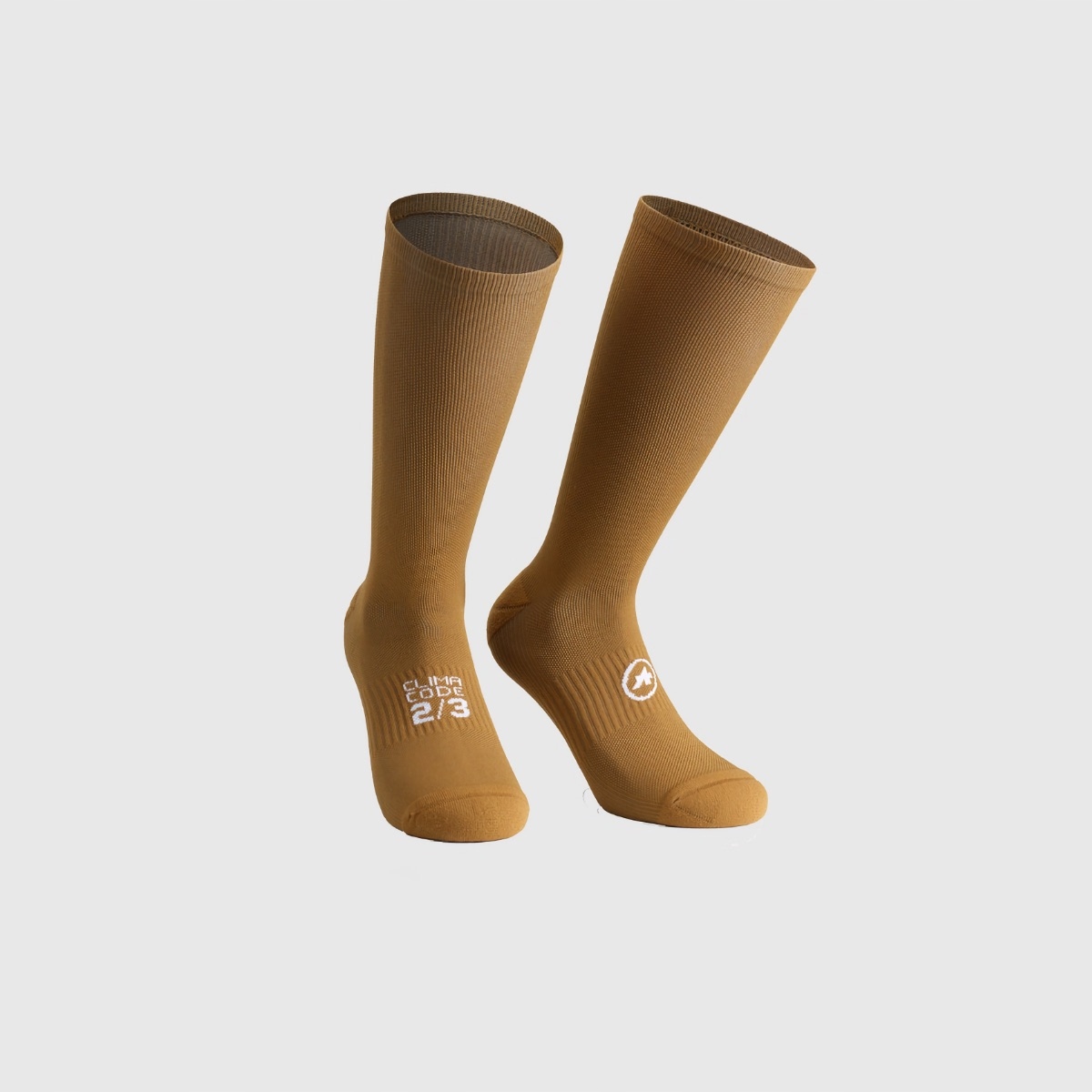 Ponožky Assos Unisea Socks 2/3 Spring Fall Bronze Ash velikost I 39-42 W