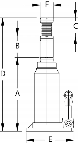 Hydrauliczny podnośnik samochodowy Compac, 3 t Marka Compac
