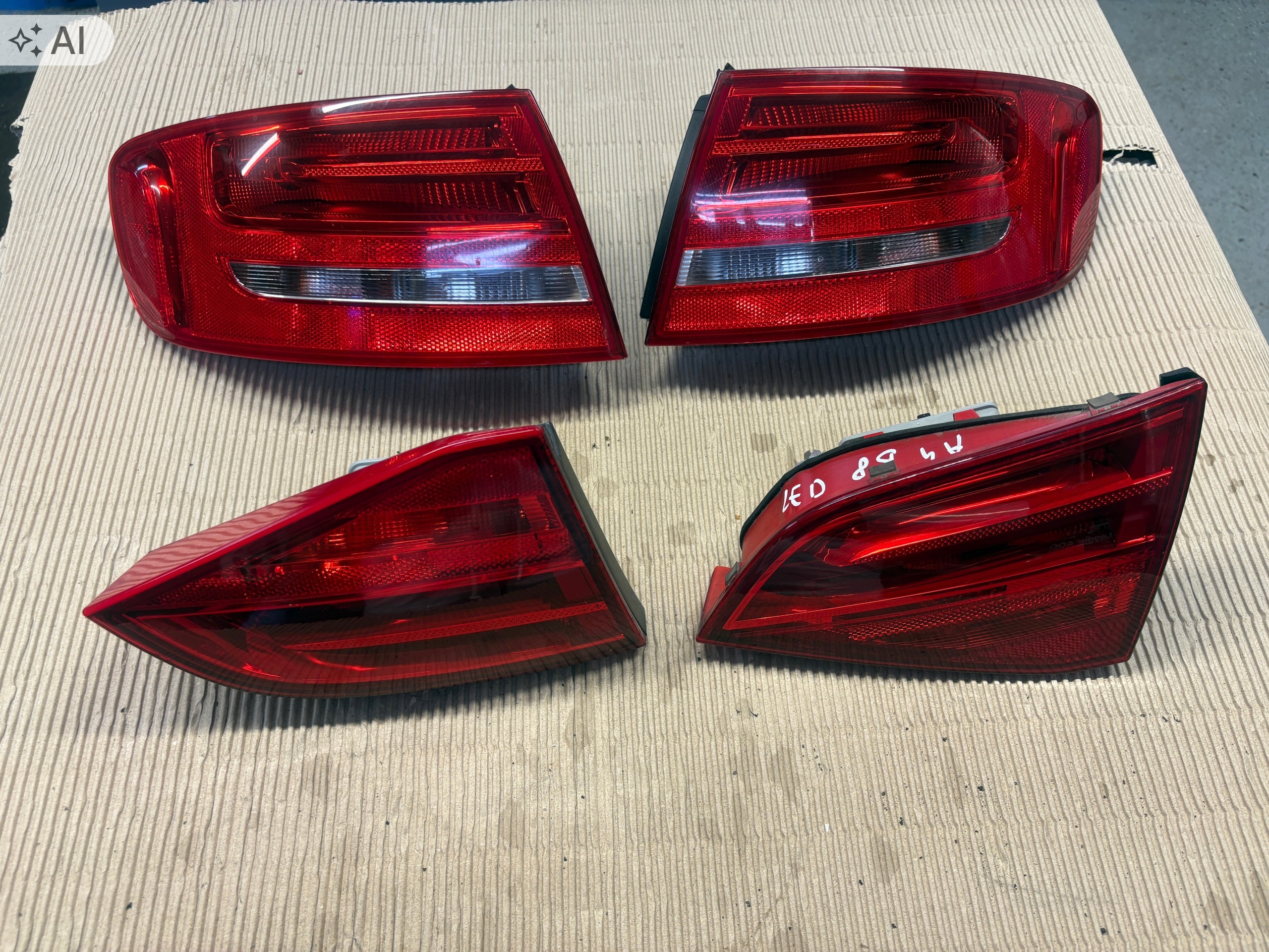 AUDI A4 B8 LED PRZEDLIFT light lights rear part rear KOMPLET