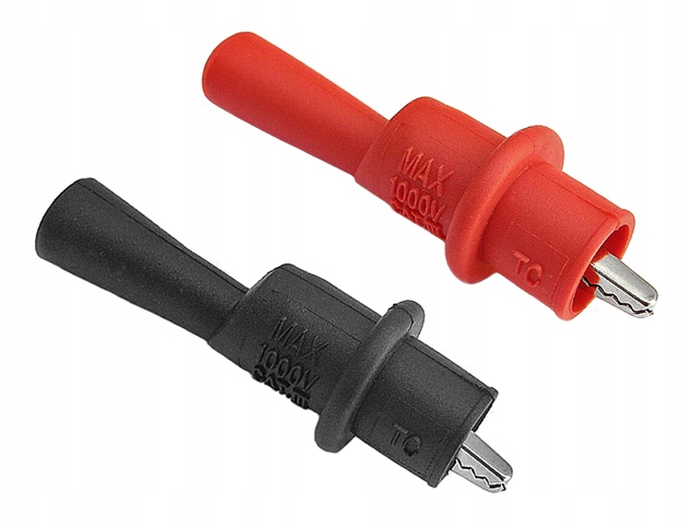 

Złącze krokodyl 52mm gn banan 1000V/10A para 2szt