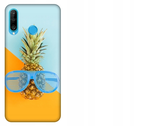 

Etui pokrowiec Huawei P30 Lite Ananas w okularach