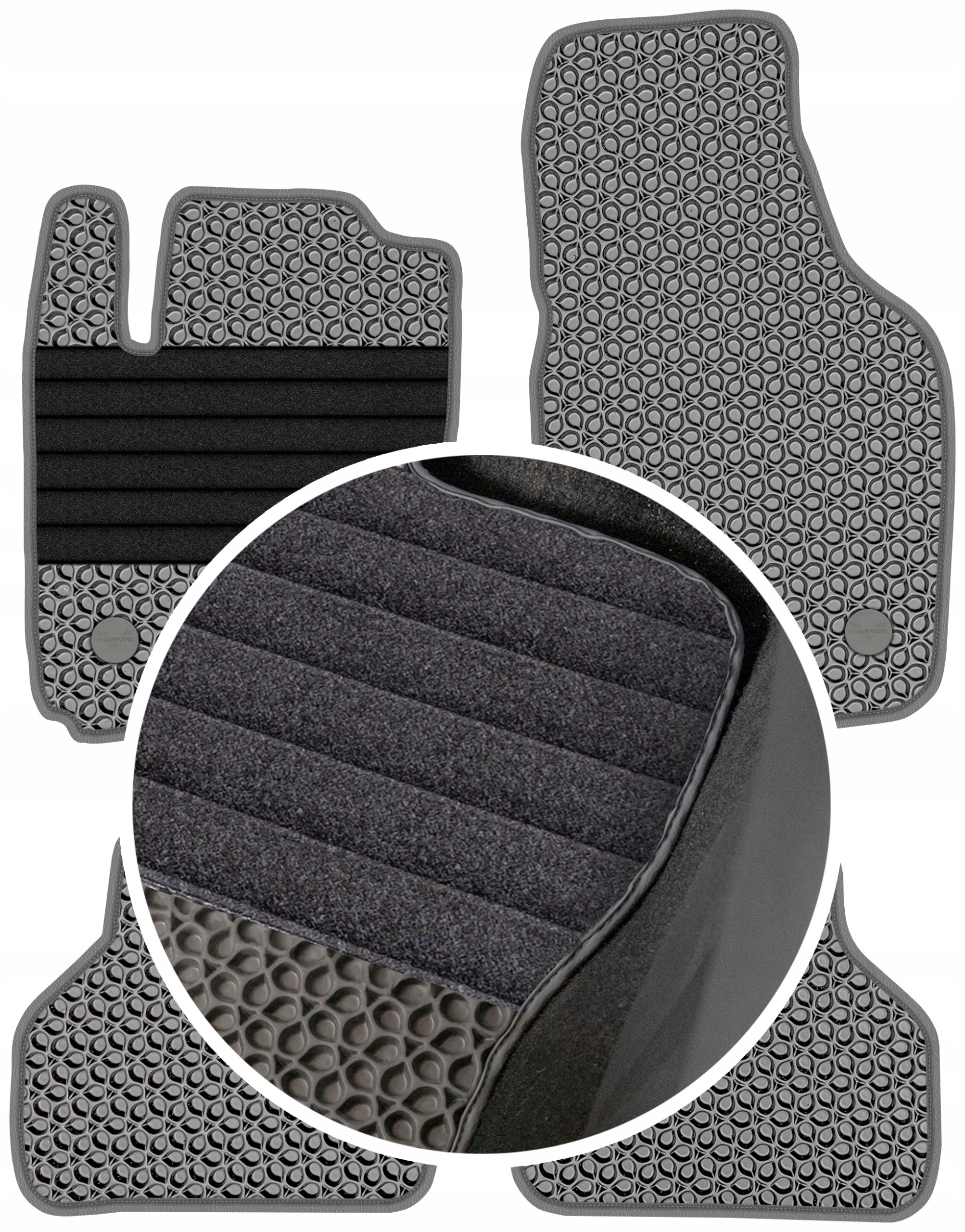Opel Meriva A 2003-2010 Gumové rohože do auta Eva Eternity