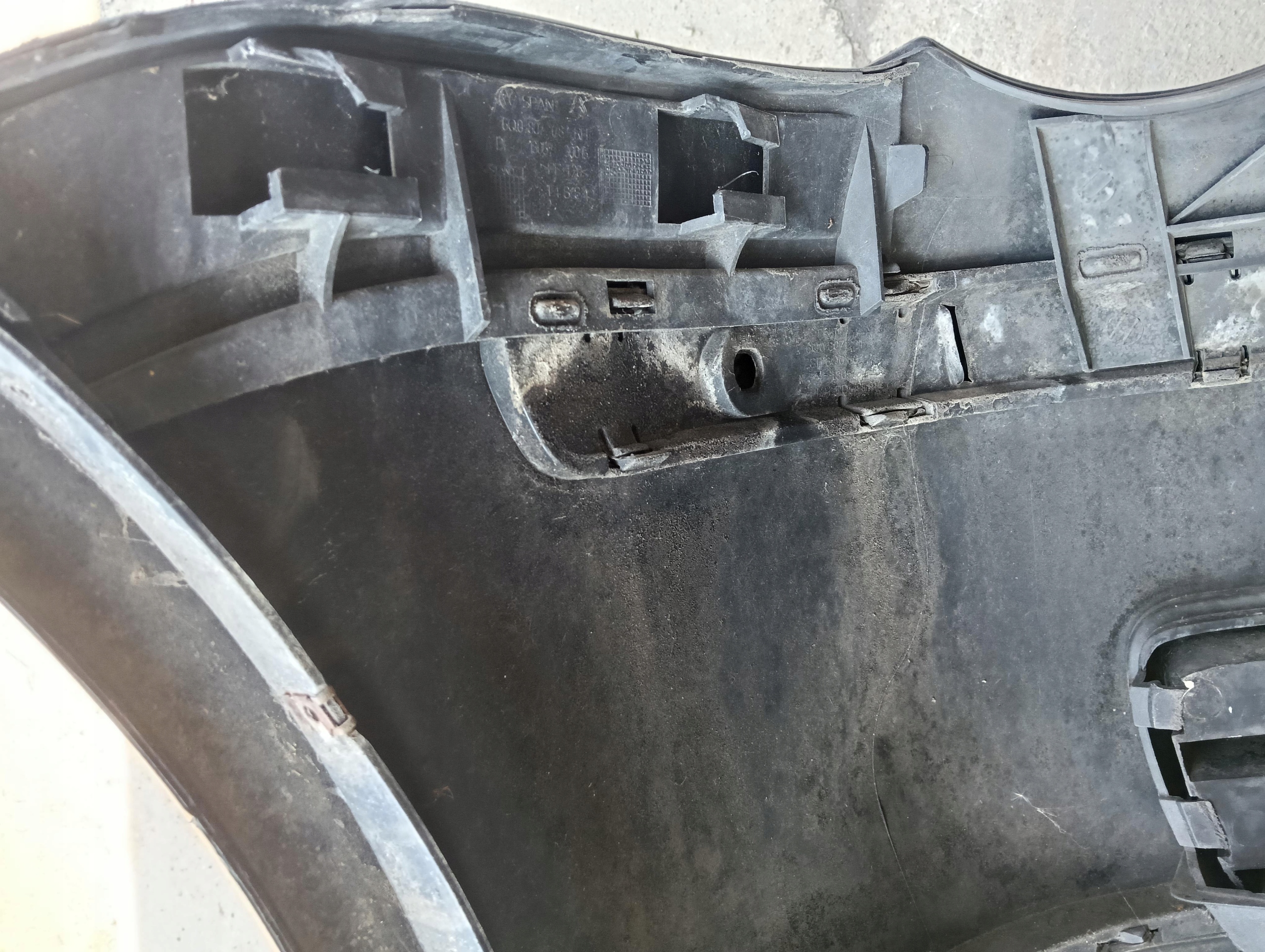 bumper front front Volkswagen Polo 9N 04r LC9Z