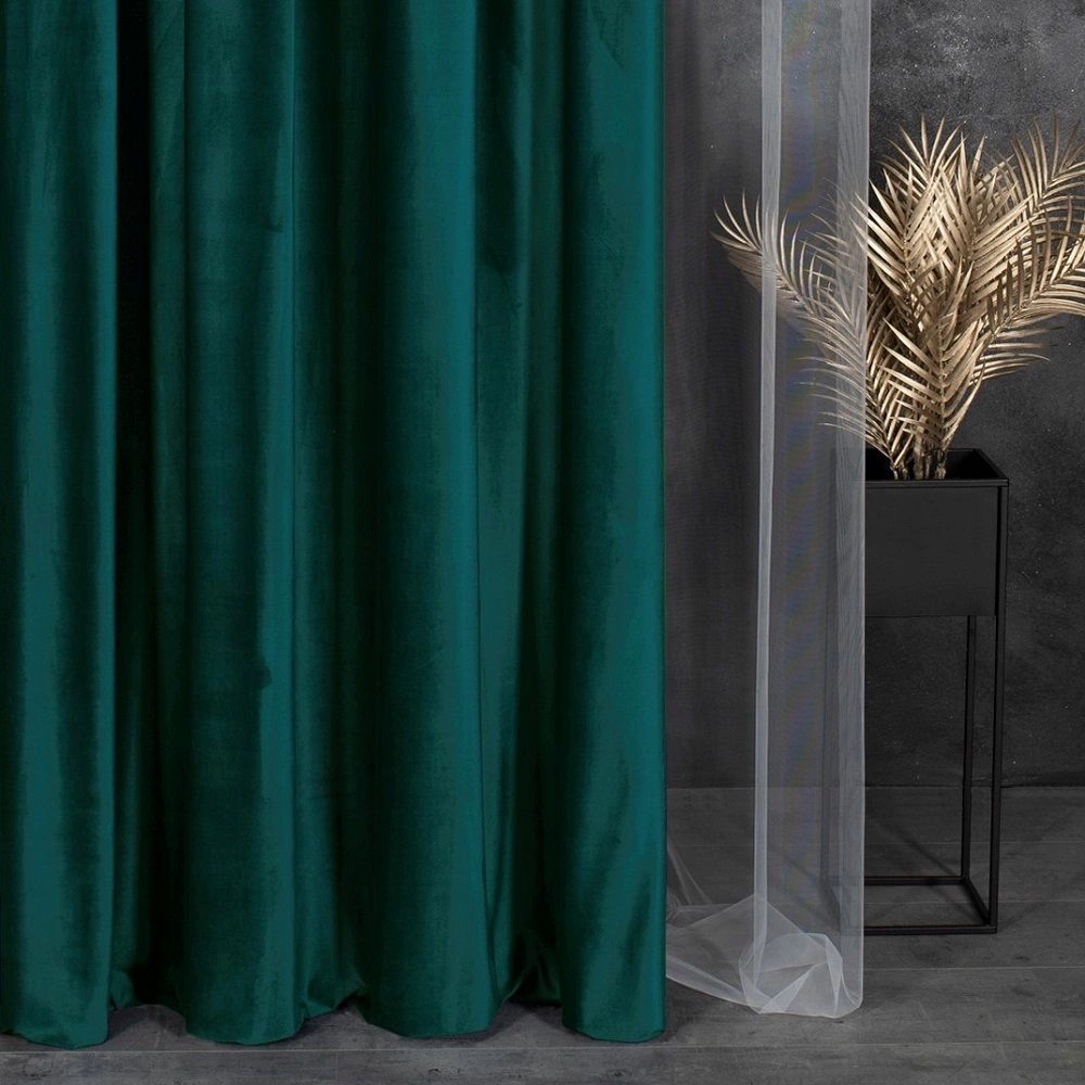 ZASŁONY HOLLAND 140x380 SZMA PRZELOTKI Na Wymiar Wzór gładki