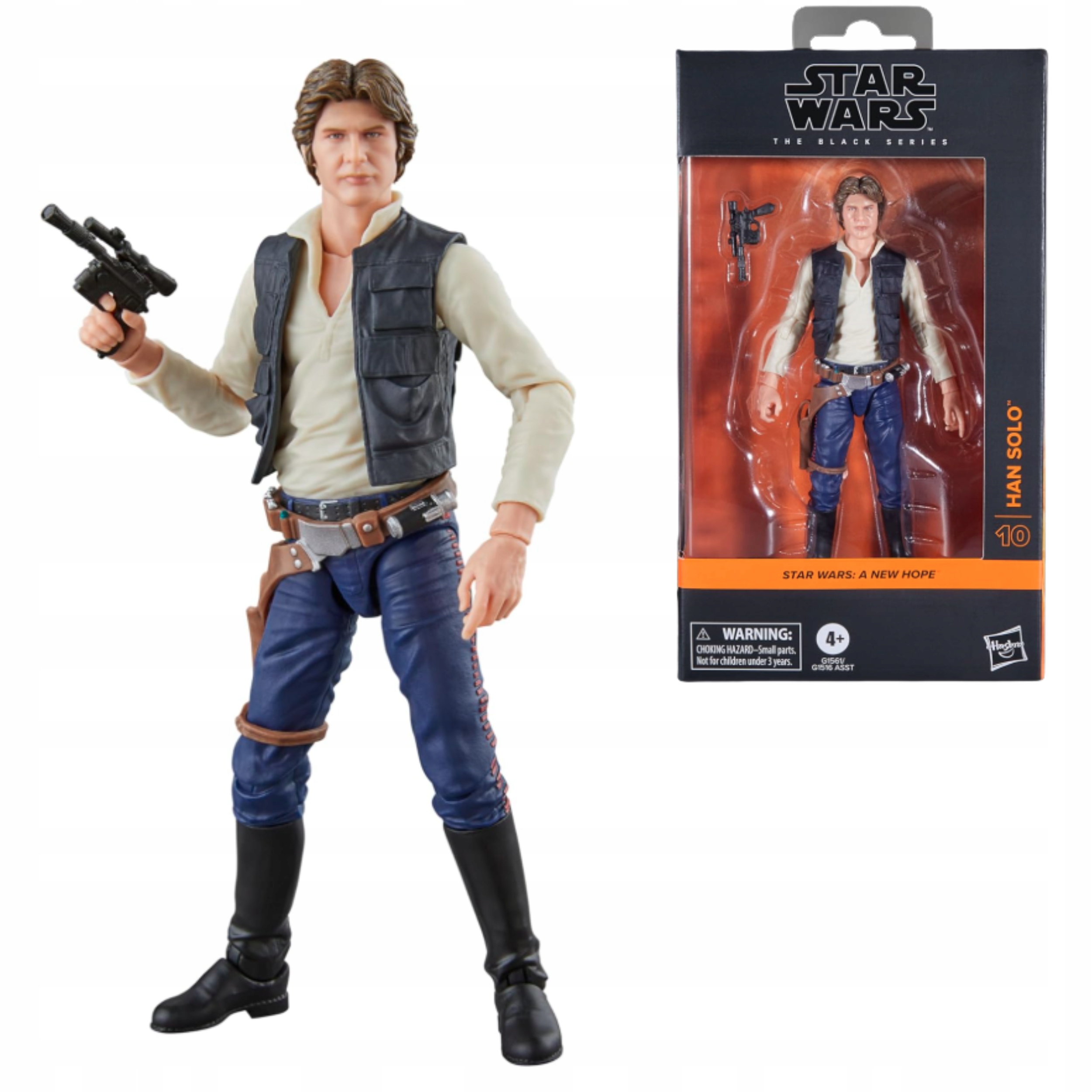 Figurka Hasbro Star Wars A New Hope Han Solo 15 CM Hračka Pro Dítě