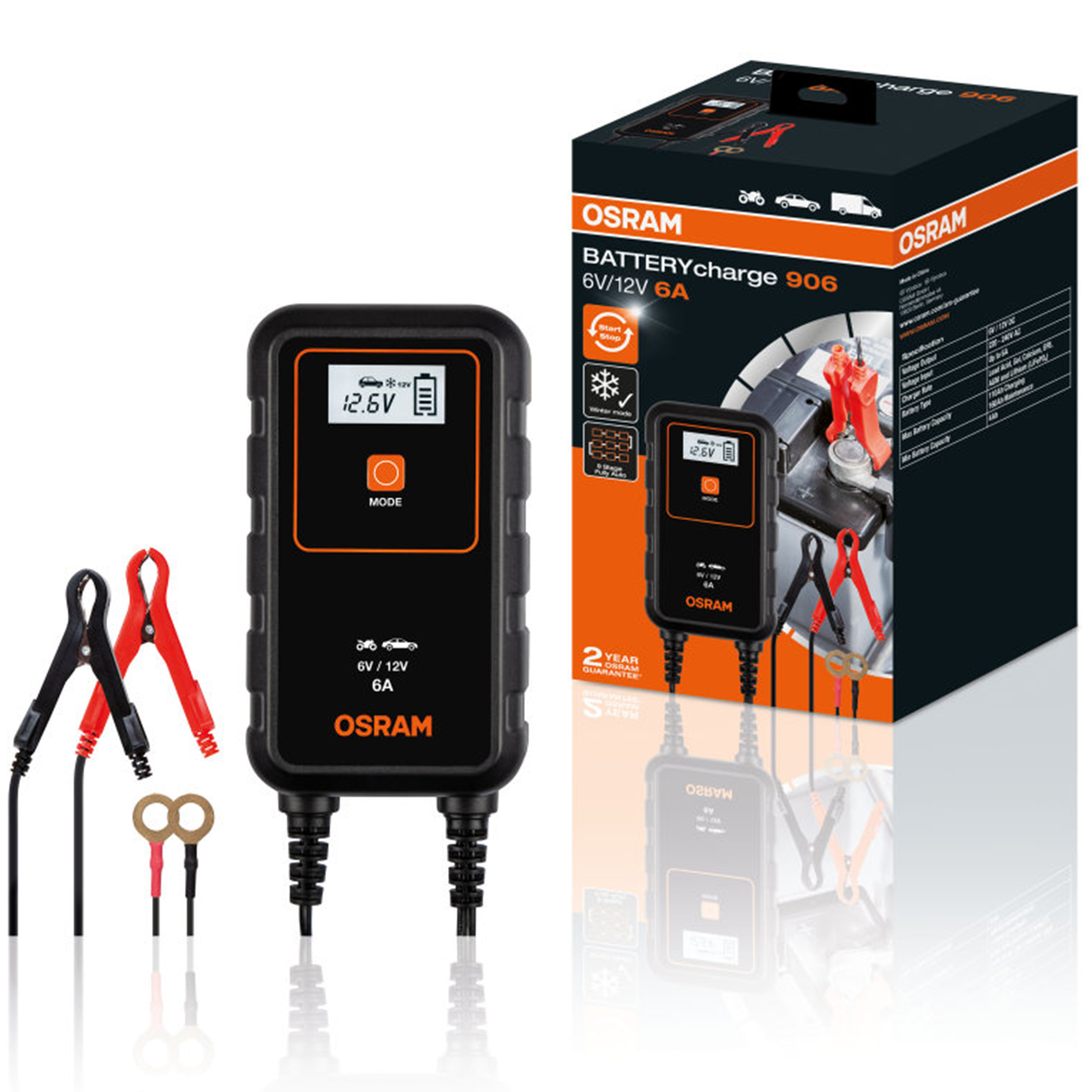 

Osram Prostownik do akumulatorów samochodowych 12V