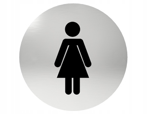 

Przyklejane Oznaczenie Na Drzwi Toaleta Damska