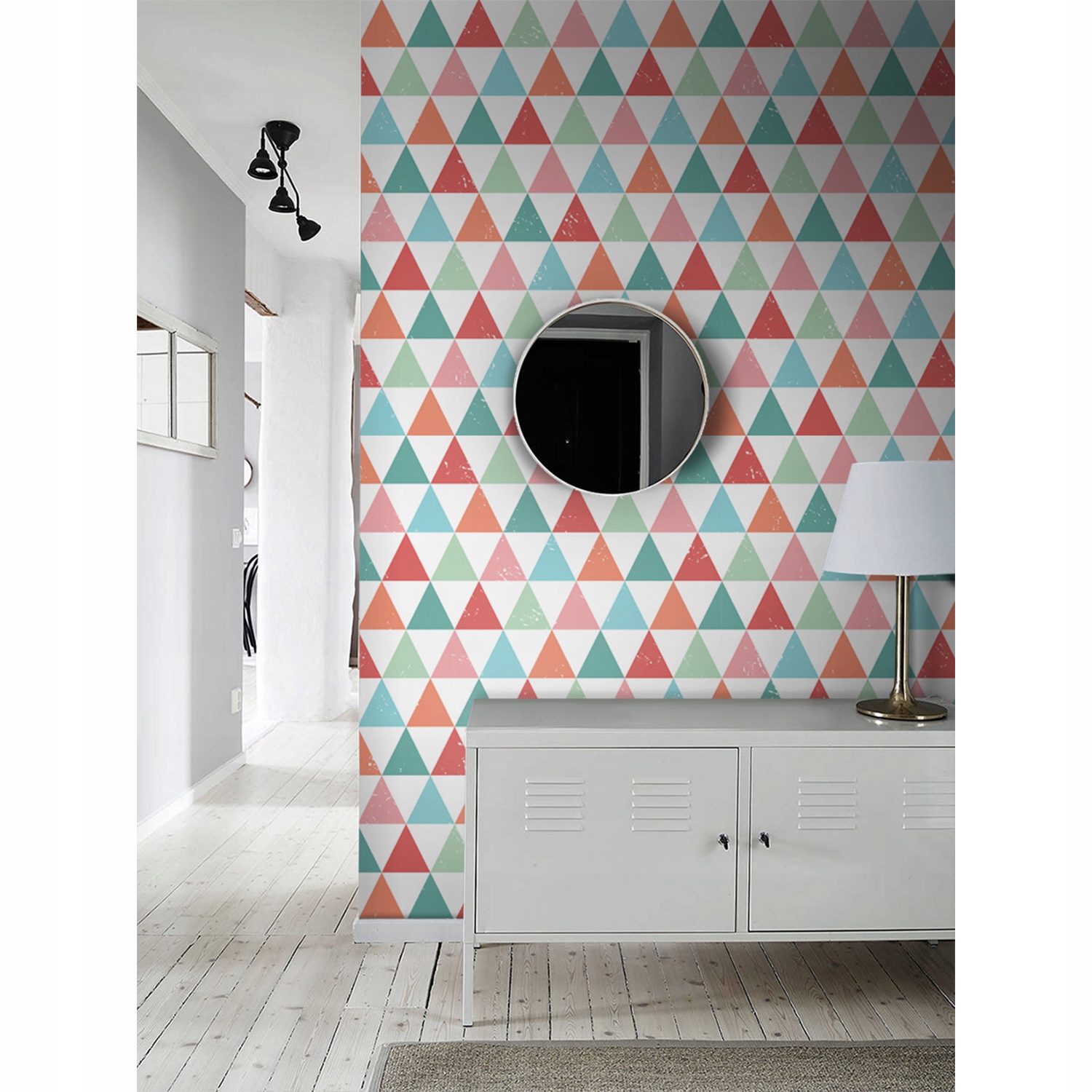 

Flizelina tapeta Wzór regularne kształty 208x146cm