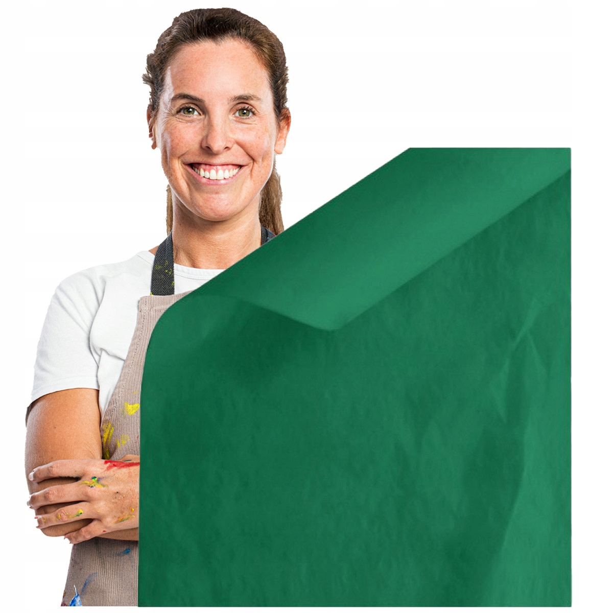 Gładka Bibuła TRAWIASTA ZIELEŃ Do Pakowania 50x70 EAN (GTIN) 5905320020743