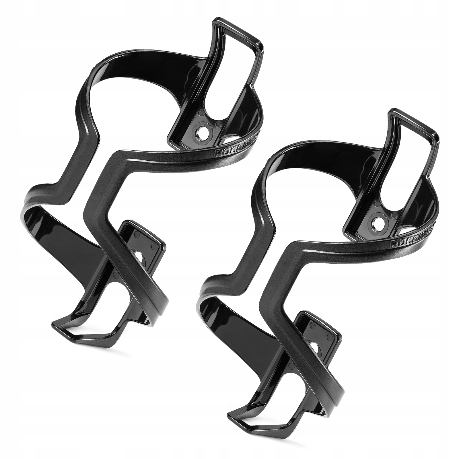 Rockbros Koszyk uchwyt na bidon butelkę rowerowy lekki Pc rowerowe czarnyx2