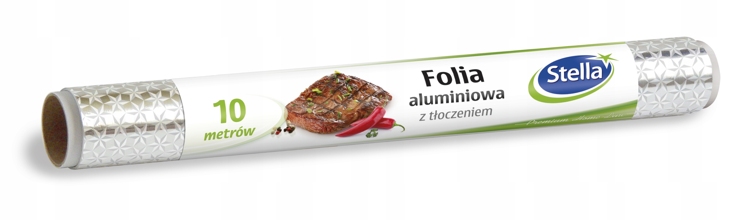 

Folia aluminiowa z tłoczeniem 10m rolka Stella