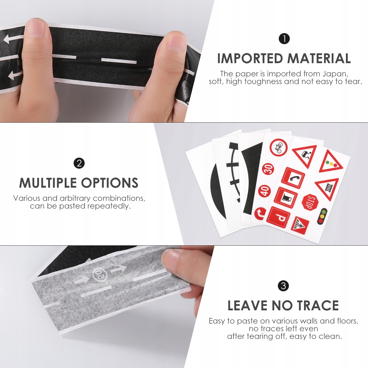 Taśma maskująca Czarna taśma DIY Naklejka drogowa Marka inna