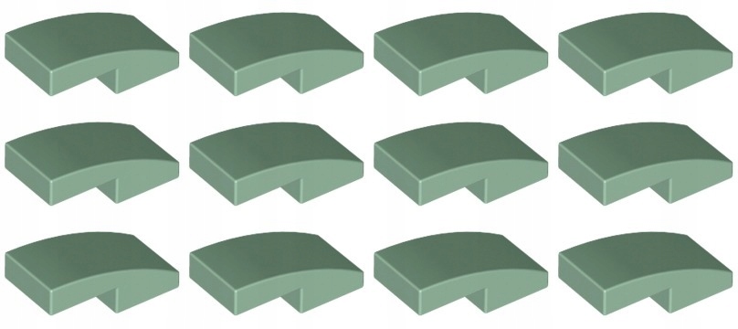 

Lego 11477 Skos 2x1 sand green Nowy (4g) 12 szt.