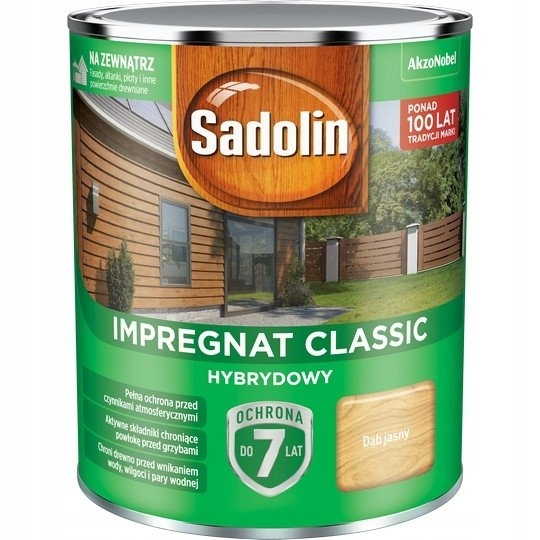 

Sadolin Classic Impr. Hybrydowy 2,5L Dąb Jasny
